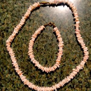 Summertime necklace and bracelet set